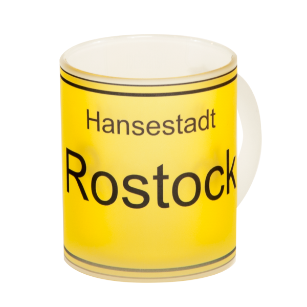 Glastasse - Hansestadt Rostock