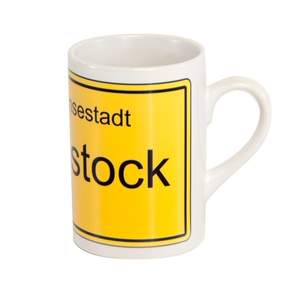 Tasse Weiß - Hansestadt Rostock